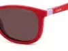 Сонцезахисні окуляри Polaroid PLD 8054/CS 7PR47KL дитячі Фіолетовий, Червоний, Прямокутна - 6
