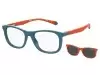 Сонцезахисні окуляри Polaroid PLD 8054/CS LGP47M9 дитячі Зелений, Помаранчевий, Прямокутна - 5