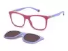 Сонцезахисні окуляри Polaroid PLD 8055/CS 66546KL дитячі Рожевий, Фіолетовий, Вайфарер - 1