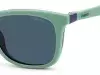Сонцезахисні окуляри Polaroid PLD 8055/CS RNB46C3 дитячі Зелений, Синій, Вайфарер - 6