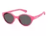 Сонцезахисні окуляри Polaroid PLD K007/S MU142M9 дитячі Рожевий, Кругла - 1