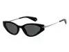 Сонцезахисні окуляри Polaroid PLD 4074/S 80753M9 Чорний, Срібний, Cat Eye - 1