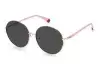 Сонцезахисні окуляри Polaroid PLD 4105/G/S EYR60M9 Рожевий, Золотий, Round - 1