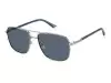 Сонцезахисні окуляри Polaroid PLD 4128/S/X 6LB60C3 Срібний, Прямокутна - 1