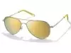 Сонцезахисні окуляри Polaroid PLD 6012/N J5G LM Золотий, Жовтий, Aviator - 1
