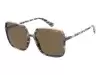 Сонцезахисні окуляри Polaroid PLD 6128/S XLT59SP Бежевий, Коричневий, Oversized - 1