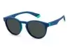 Сонцезахисні окуляри Polaroid PLD 8048/S 46545M9 Синій, Round - 1
