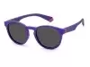 Сонцезахисні окуляри Polaroid PLD 8048/S 84845M9 Фіолетовий, Round - 1