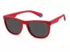 Сонцезахисні окуляри Polaroid PLD 8049/S 4E349M9 Червоний, Wayfarer - 1